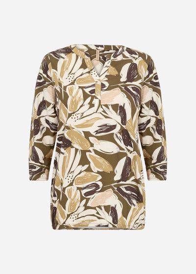 SC-FELICITY AOP 512 Blouse Olive
