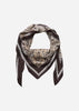 SC-HILJA AOP 1 Scarf Dark plum