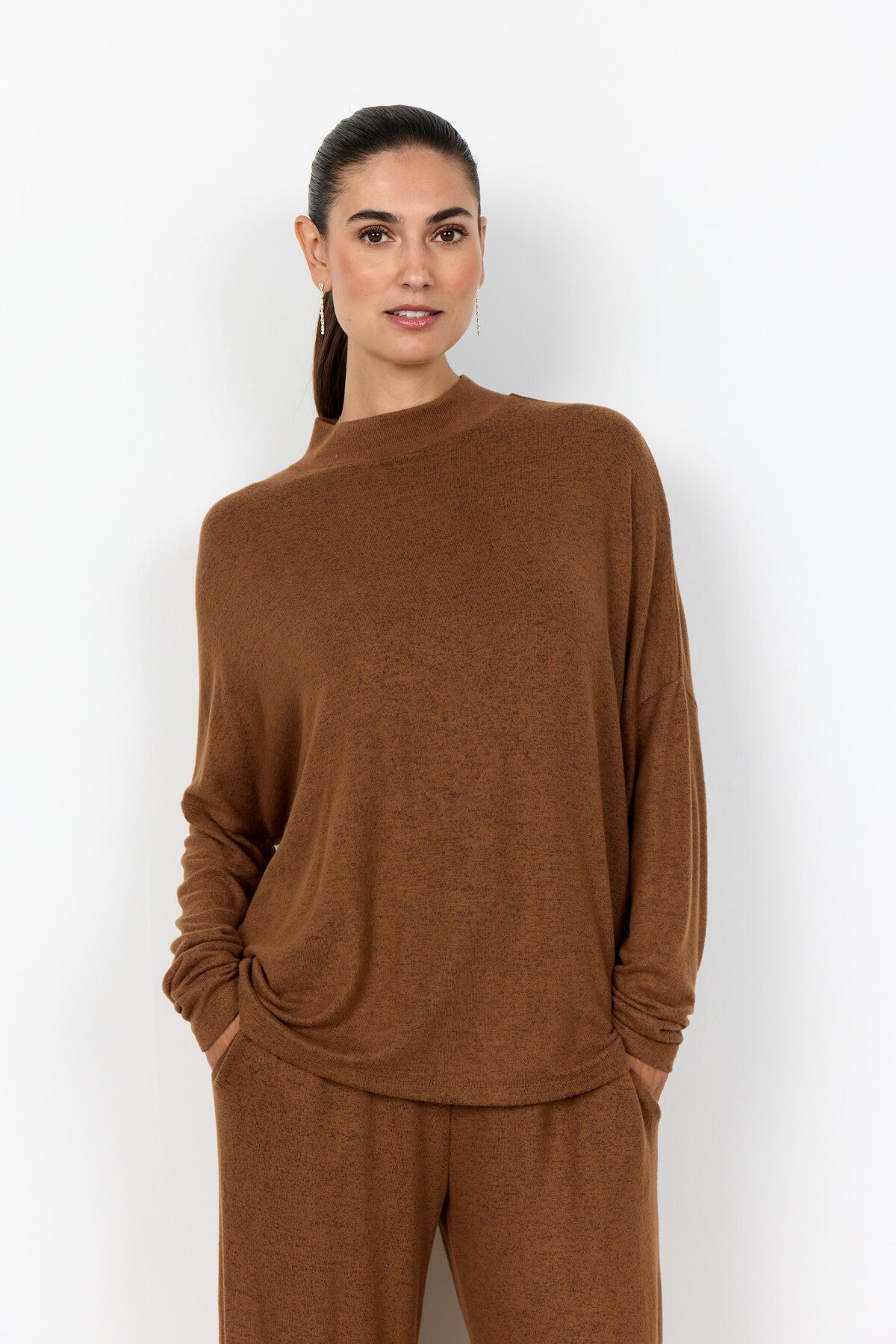 SC-BIARA 126 Blouse Brown