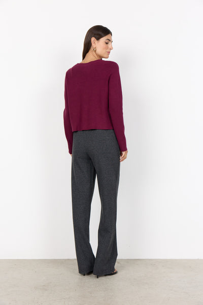 SC-KANITA 26 Cardigan Bordeaux