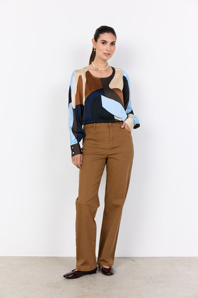 SC-BELL 1 Blouse Light blue