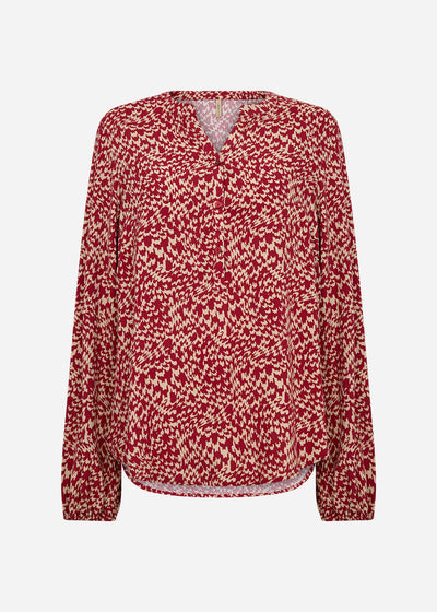 SC-VAN 1 Blouse Dark red
