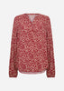SC-VAN 1 Blouse Dark red