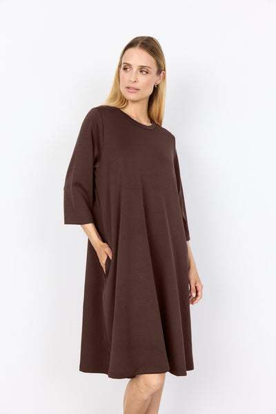 SC-BANU 155 Dress Dark brown