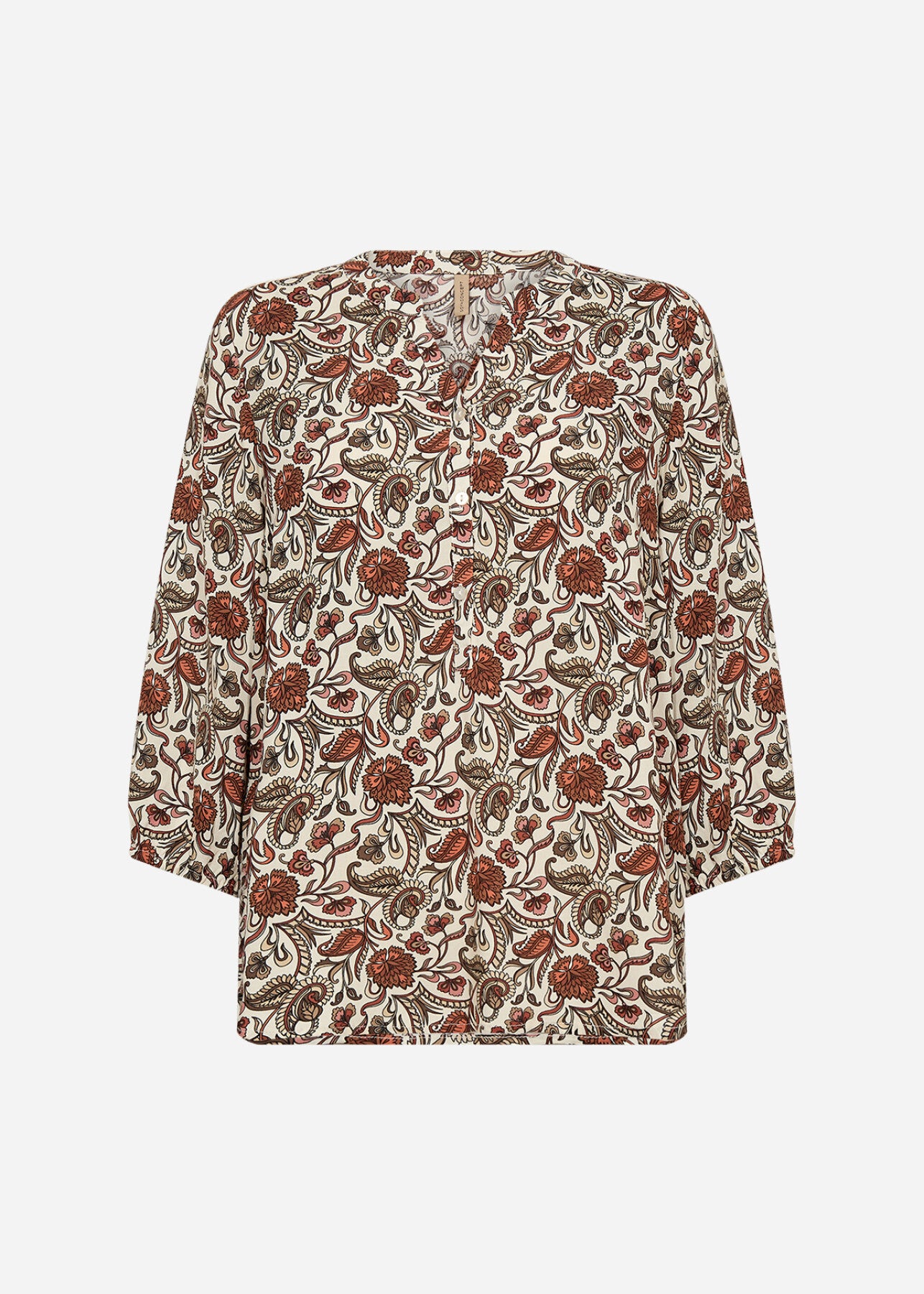 SC-SAMEA 2 Blouse Rust red