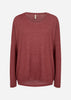 SC-BIARA 1 Blouse Ruby red