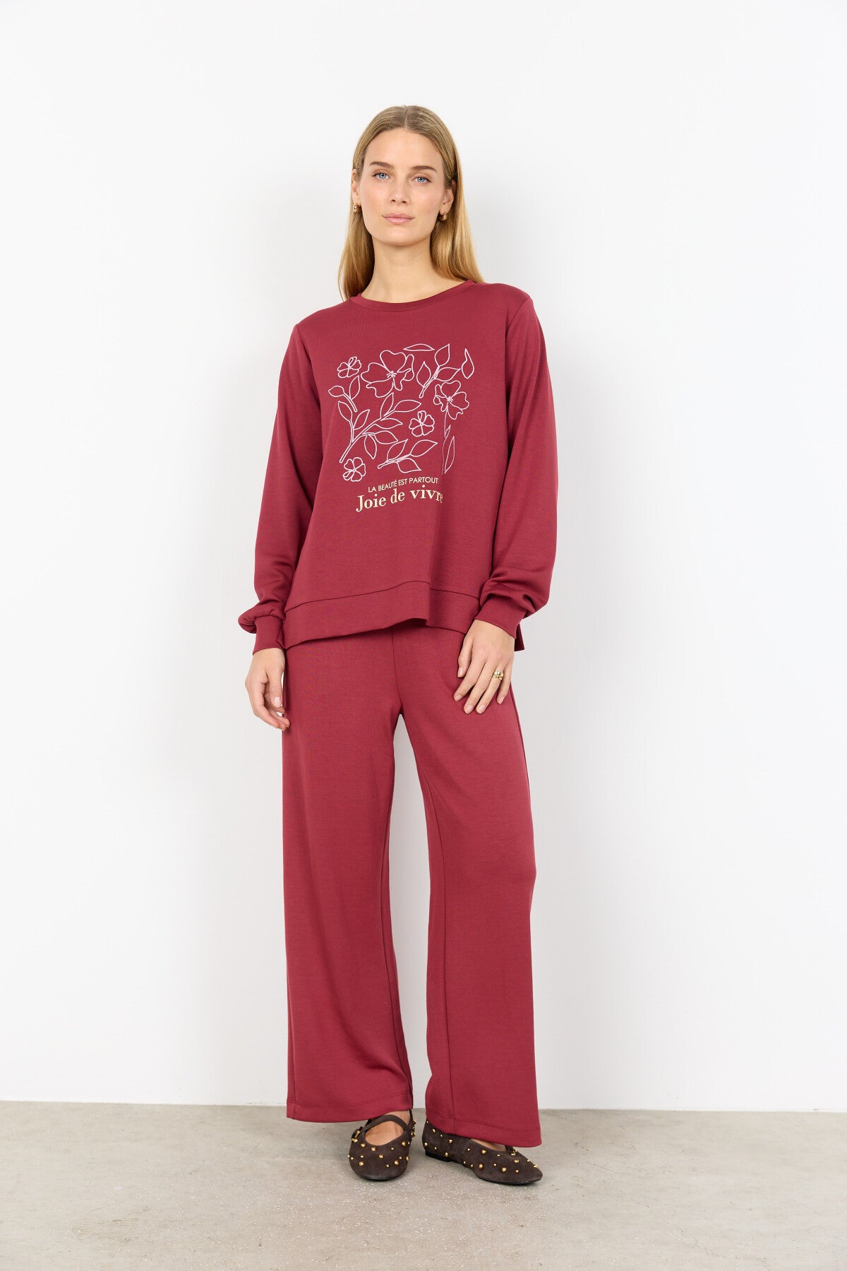 SC-BANU 287 Sweatshirt Ruby red