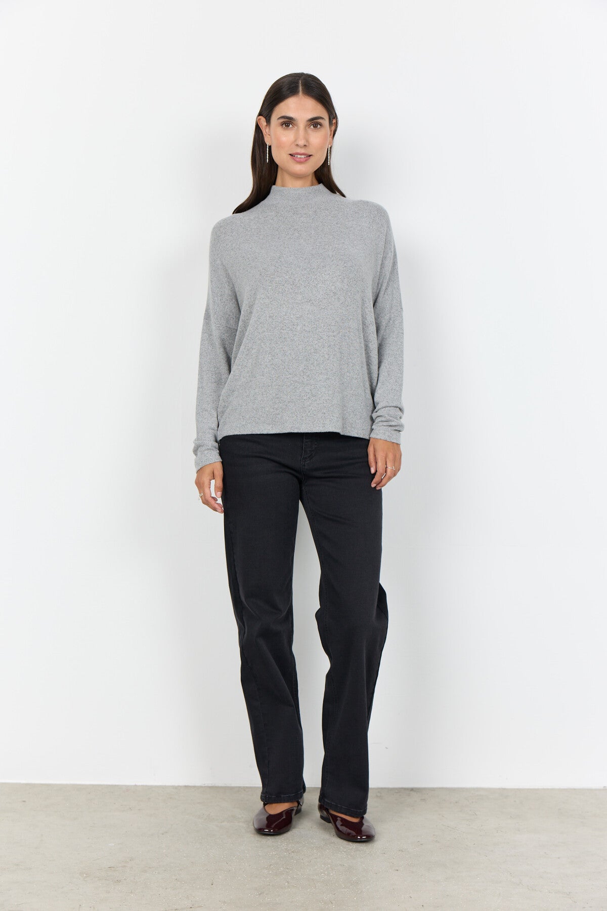 SC-BIARA 126 Blouse Grey