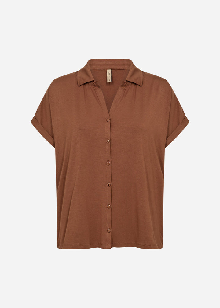 SC-MARICA 355 Shirt in Brown from soyaconcept | Soyaconcept.com