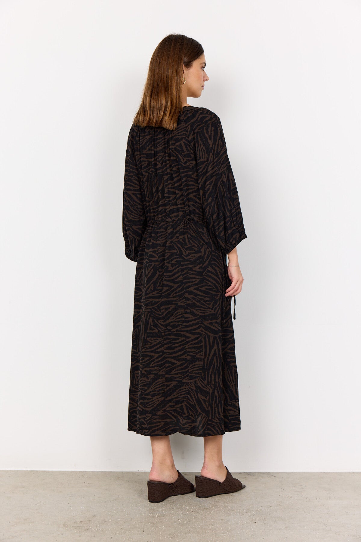 SC-SADE 3 Dress Dark brown