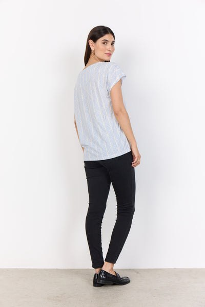 SC-FELICITY AOP 513 T-shirt Light blue