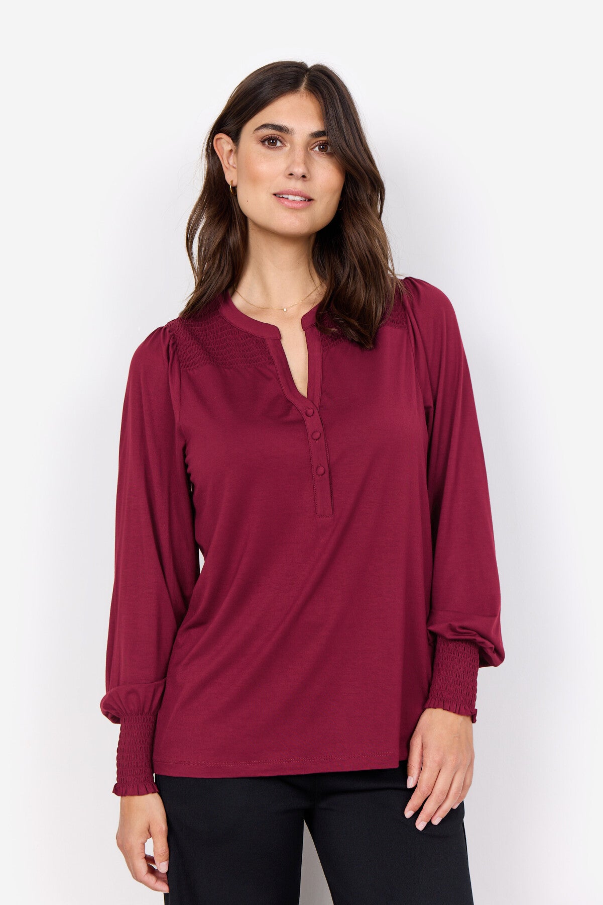 SC-MARICA 303 Blouse Bordeaux
