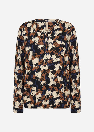 SC-FELICITY AOP 529 Blouse Black