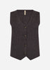 SC-KANITA 27 Waistcoat Dark grey