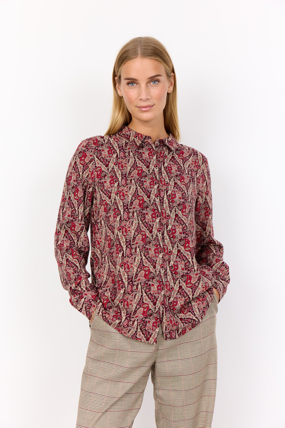 SC-ILYA 2 Shirt Dark red