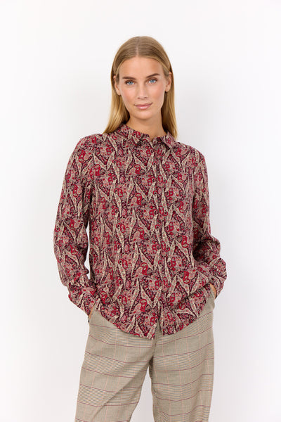 SC-ILYA 2 Shirt Dark red