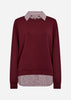 SC-BANU 264 Blouse Bordeaux