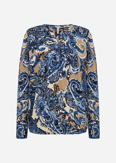 SC-FELICITY AOP 518 Blouse Dark blue