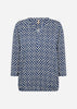 SC-FELICITY AOP 519 Blouse Dark blue