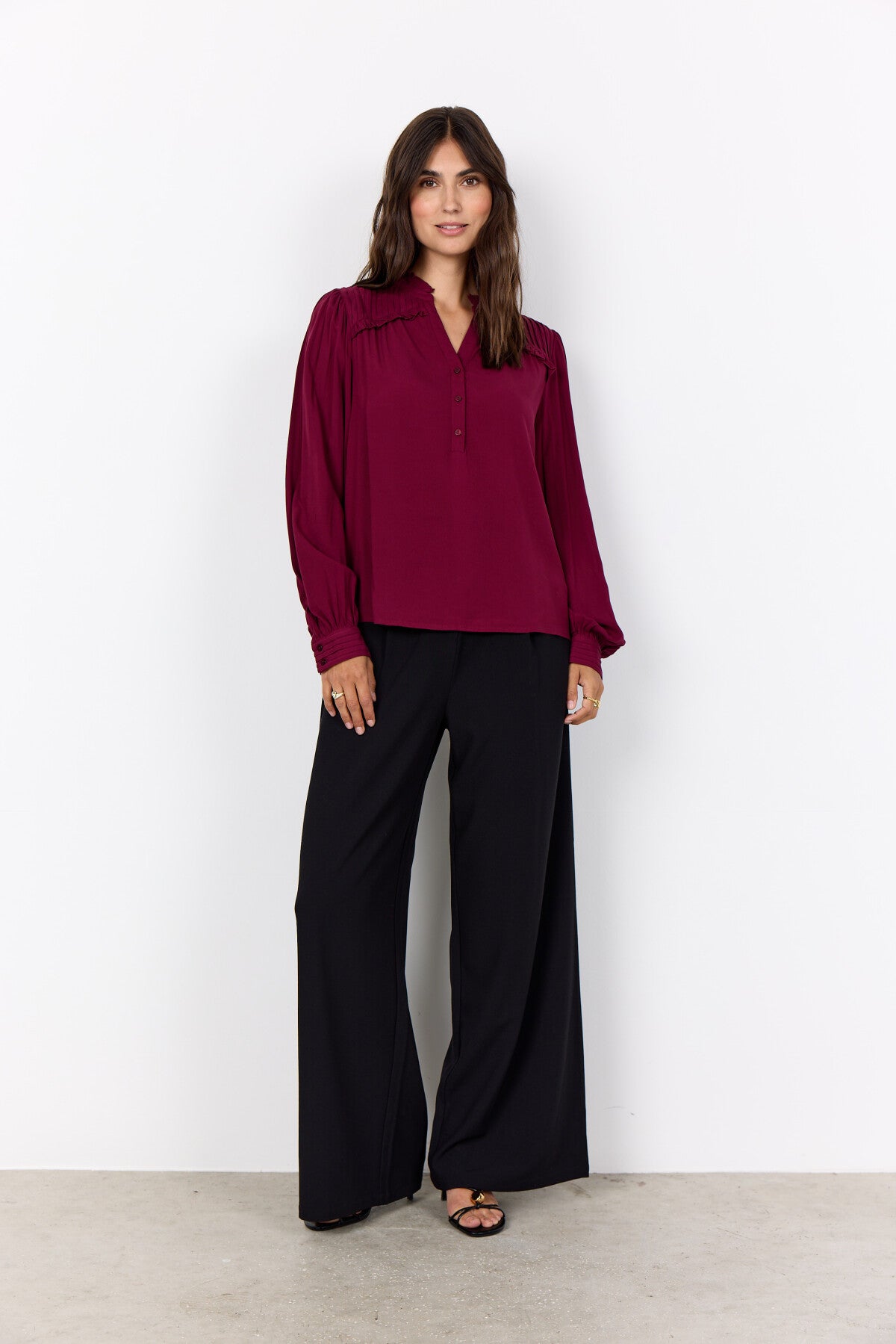 SC-RADIA 222 Blouse Bordeaux