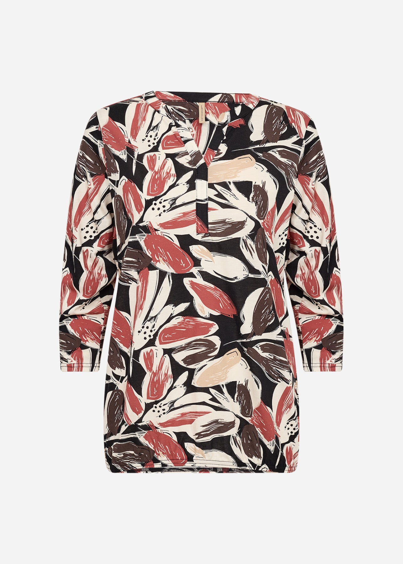 SC-FELICITY AOP 512 Blouse Rust red