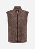 SC-GERTRUD 4 Waistcoat Dark plum