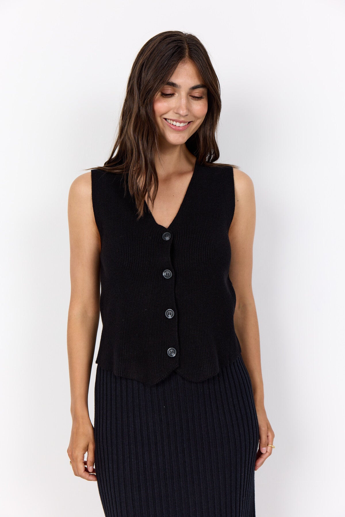 SC-KANITA 27 Waistcoat Black