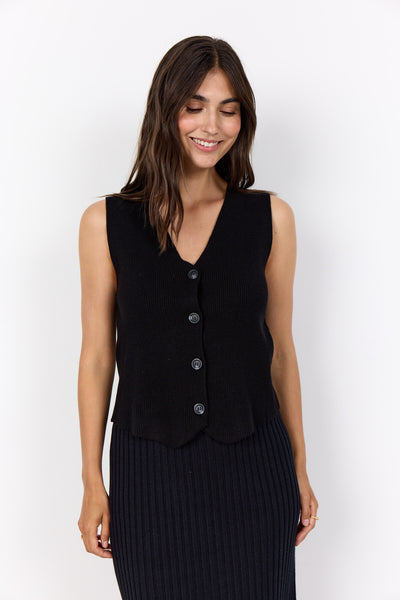 SC-KANITA 27 Waistcoat Black