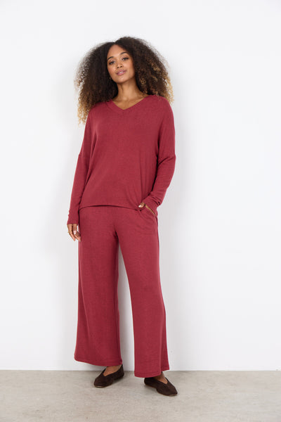 SC-BIARA 90 Blouse Ruby red