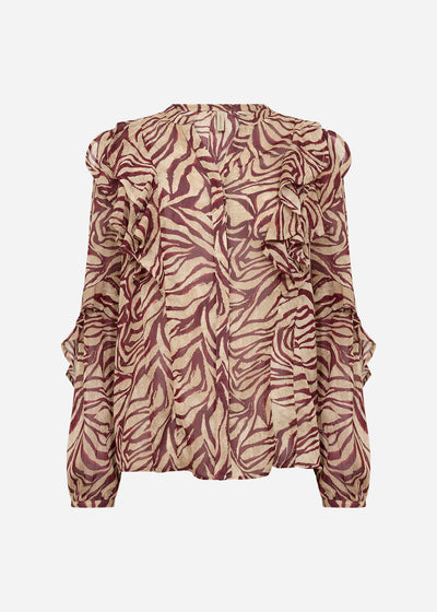 SC-VALBORG 1 Shirt Dark red