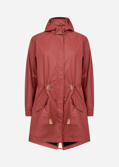 SC-ALEXA 1 Raincoat Rust red