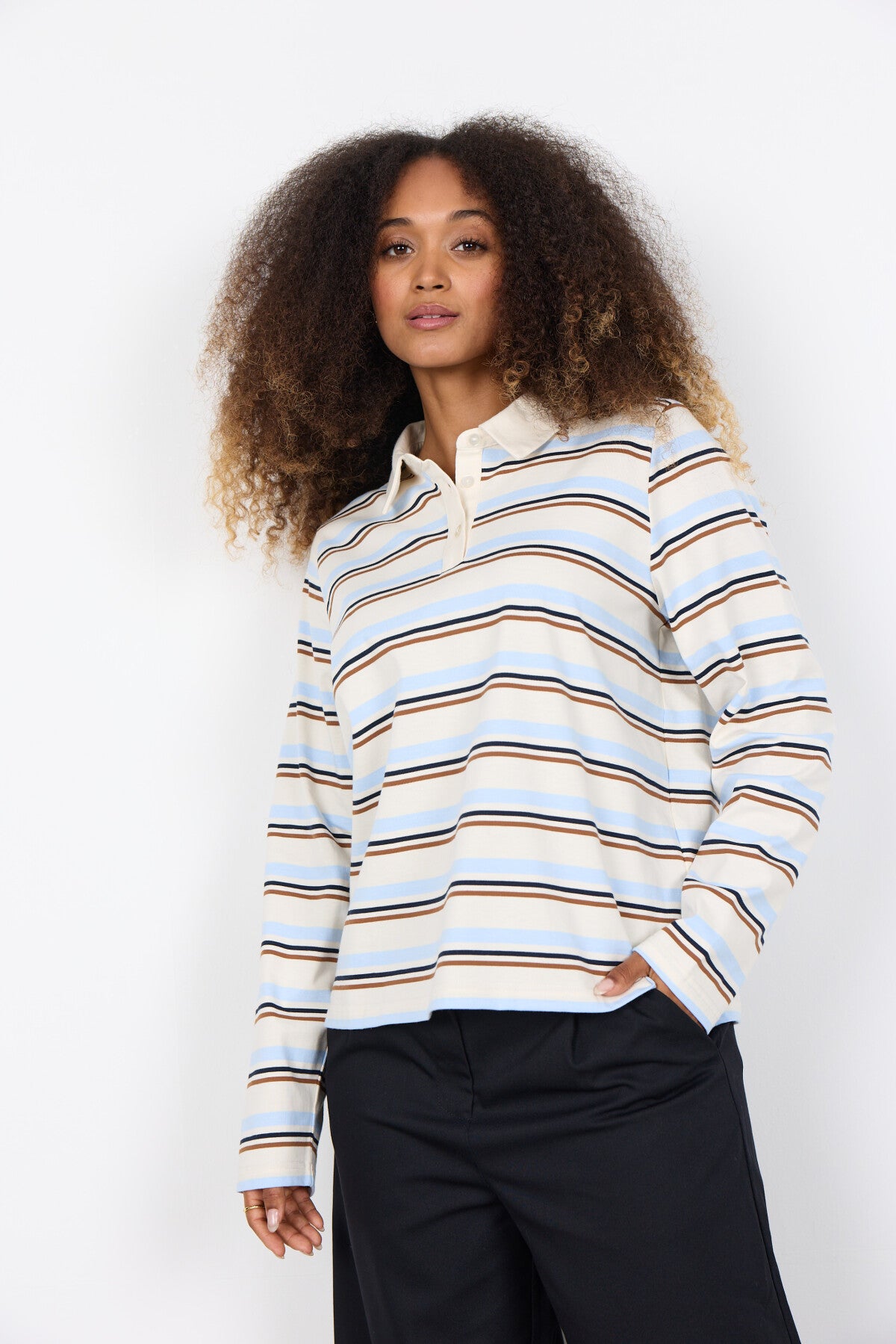 SC-BASE 2 Blouse Light blue