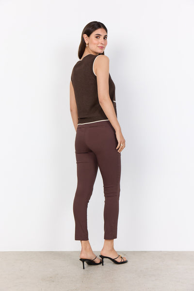 SC-DOLLIE 792 Waistcoat Dark brown