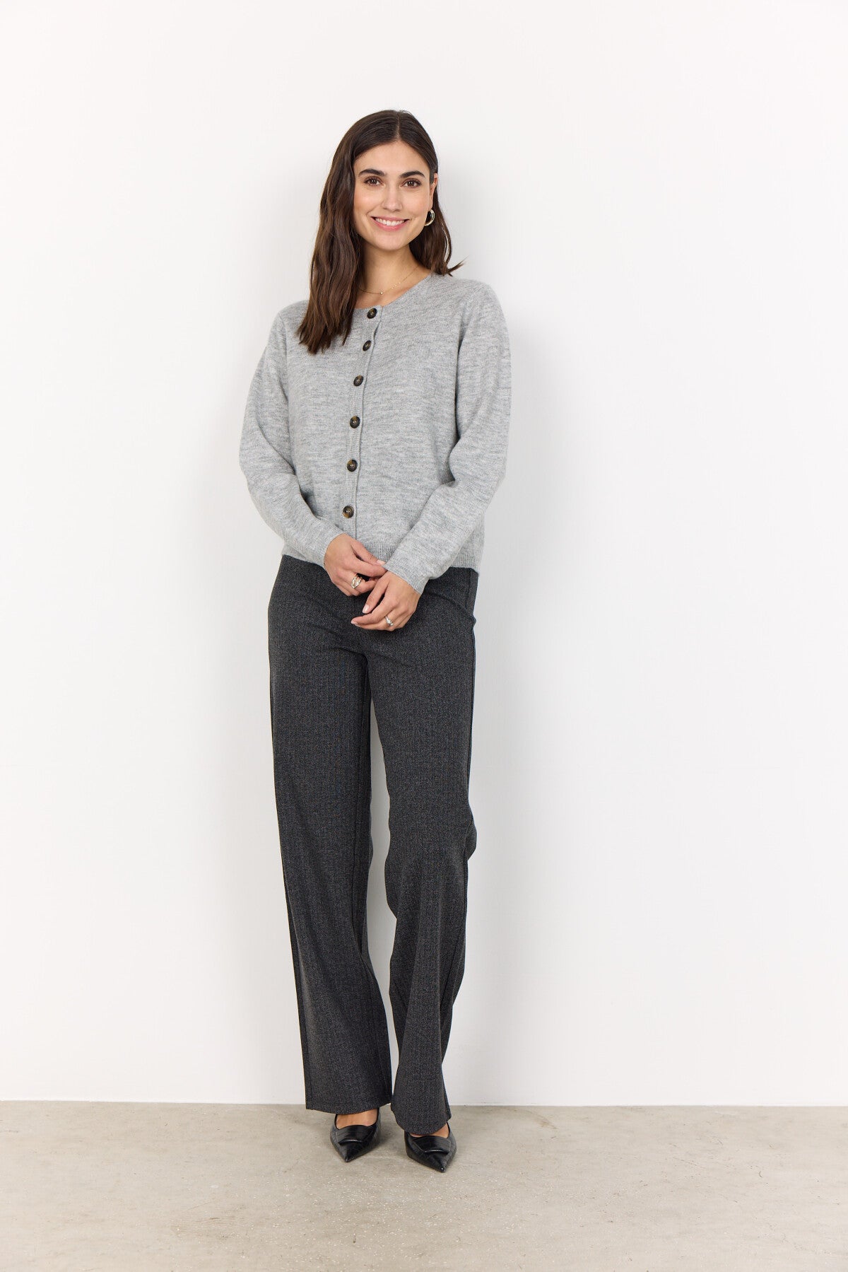 SC-ORLEAN 2 Cardigan Light grey