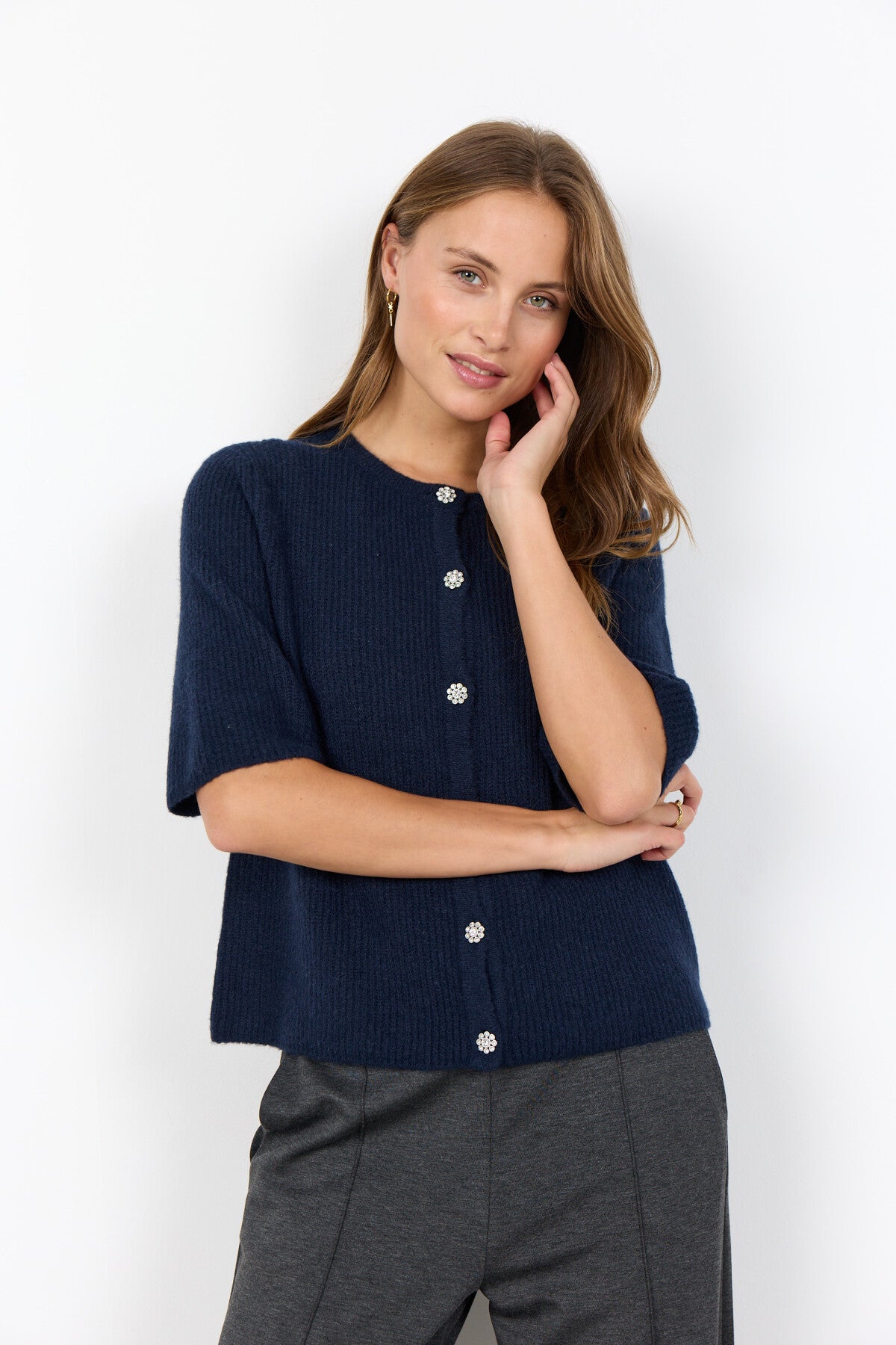 SC-AVALON 2 Cardigan Dark blue