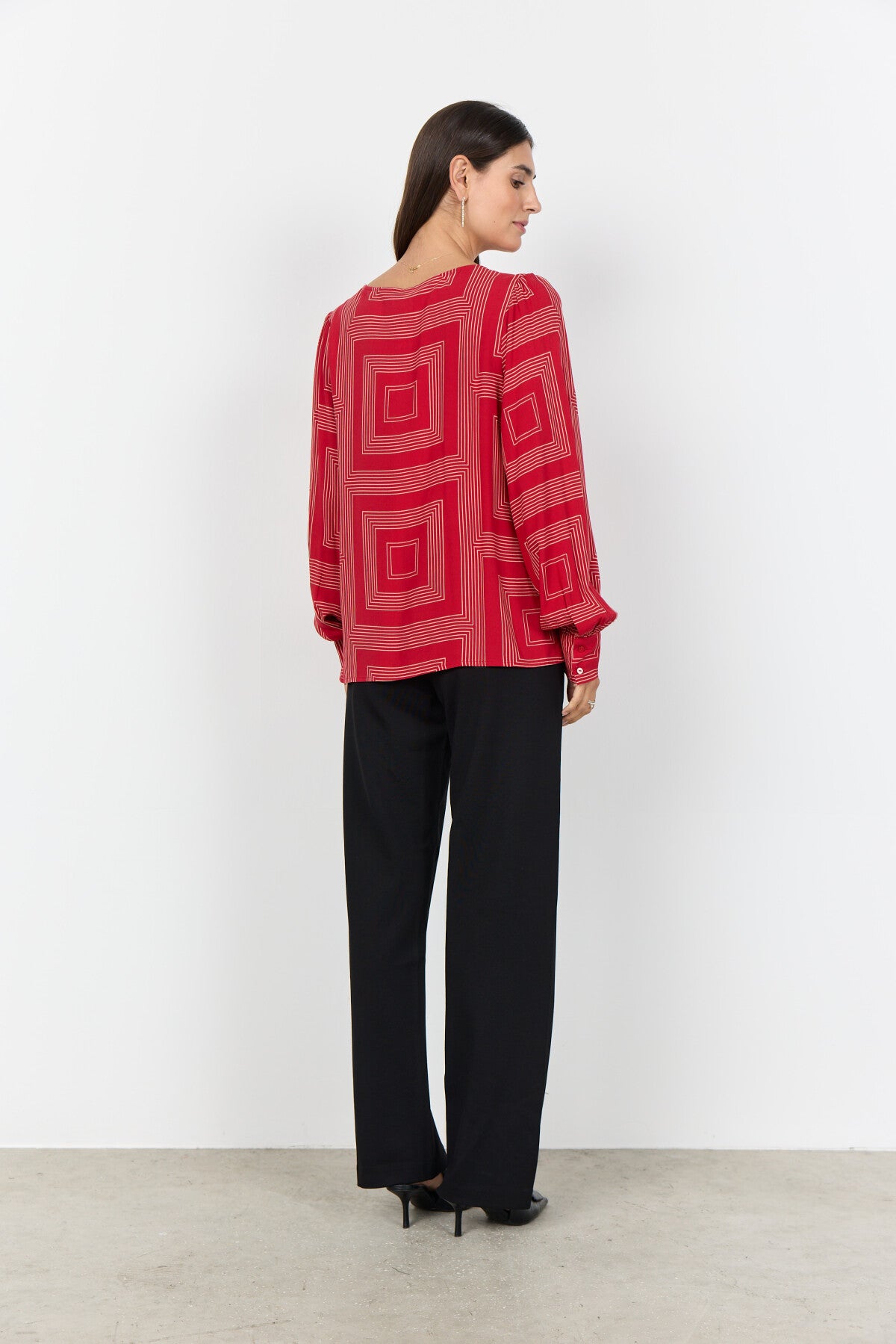 SC-ANNABEL 1 Blouse Red