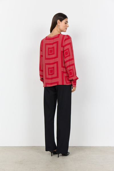 SC-ANNABEL 1 Blouse Red