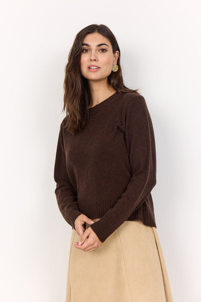 SC-VONNIE 1 Pullover Dark brown