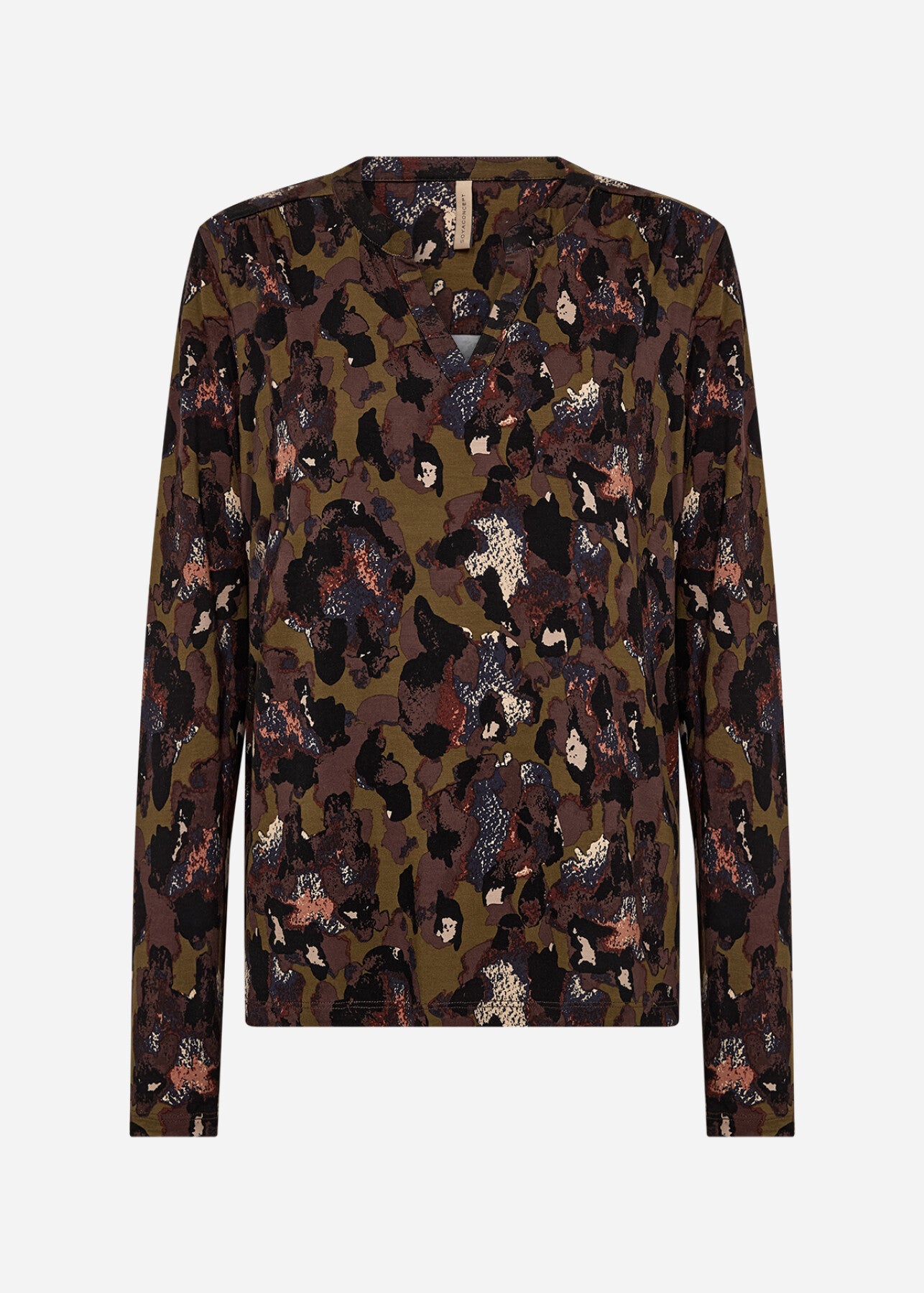 SC-MARICA AOP 341 Blouse Dark green