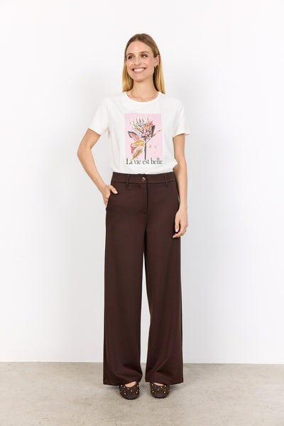 SC-DANIELA 9 Pants Dark brown