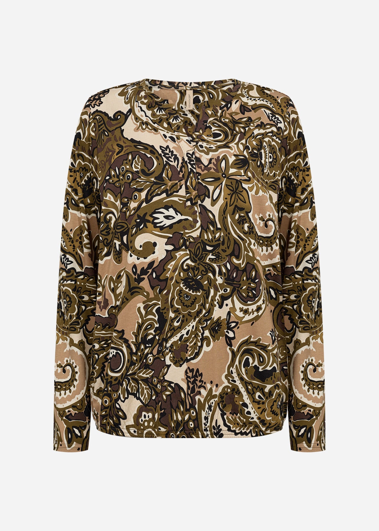 SC-FELICITY AOP 518 Blouse Dark green