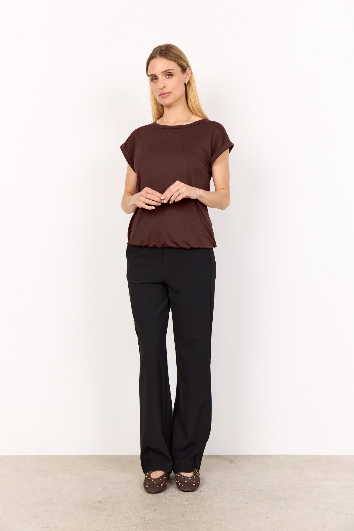 SC-MARICA 56 T-shirt Dark brown