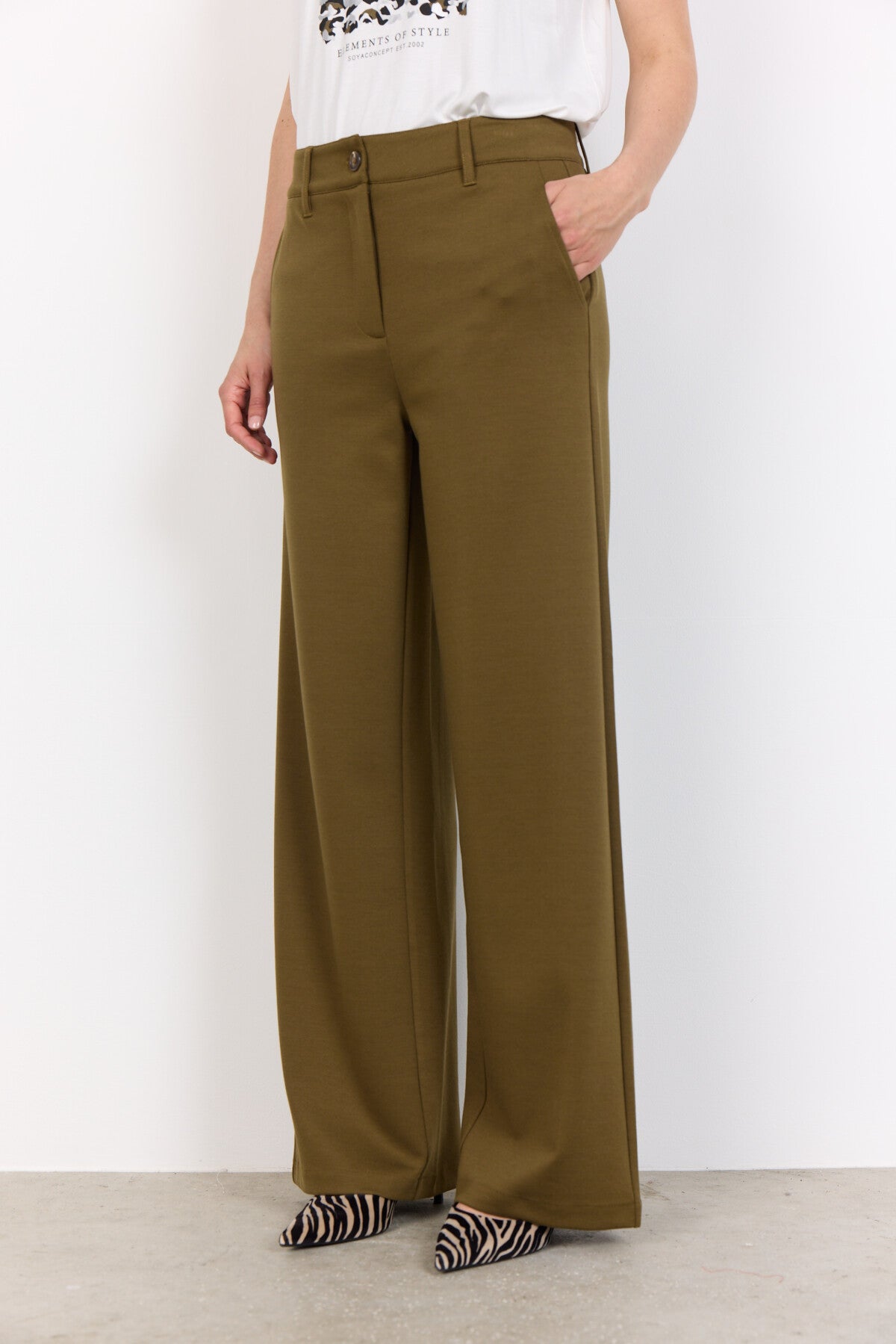 SC-DANIELA 9 Pants Olive