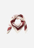 SC-HANIFA AOP 1 Scarf Ruby red