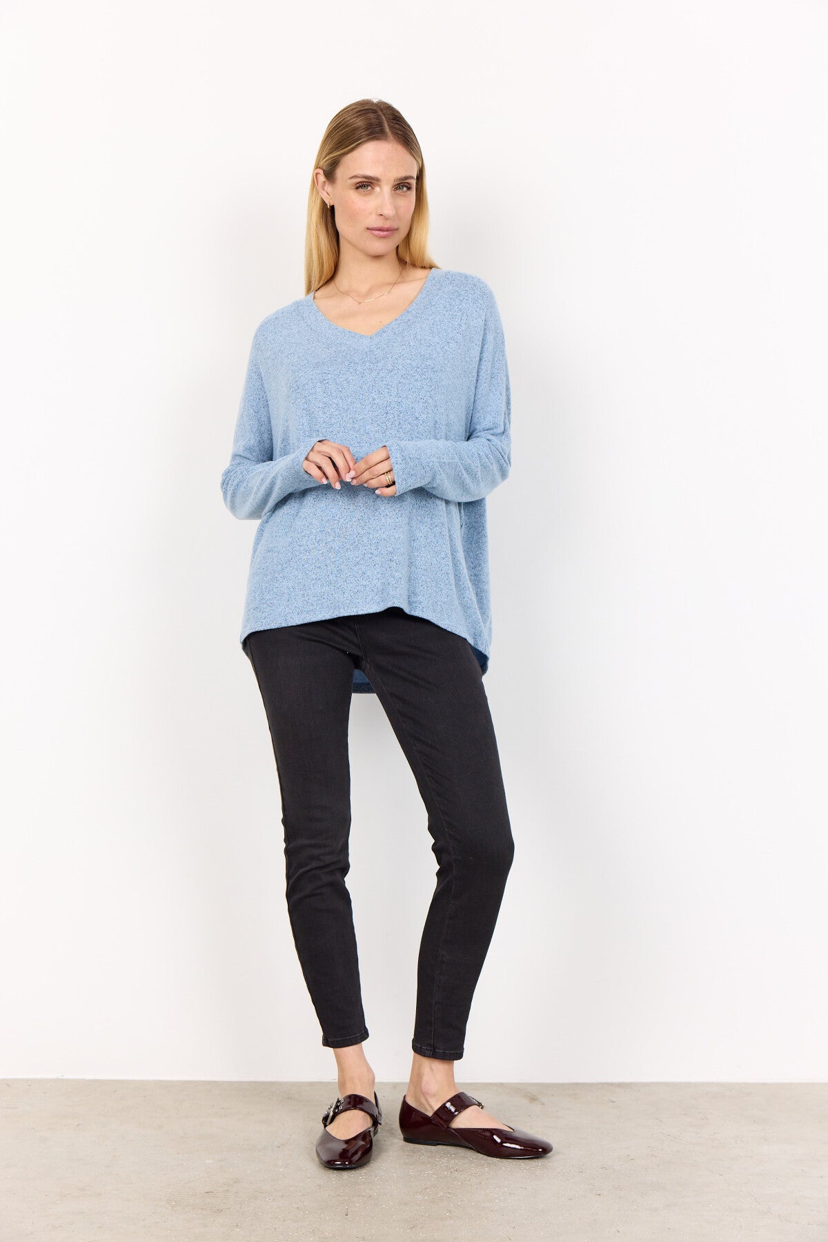 SC-BIARA 90 Blouse Blue