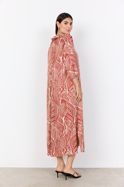 SC-SIGNORA 4 Dress Rust red