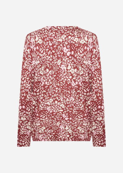 SC-FELICITY AOP 532 Blouse Ruby red