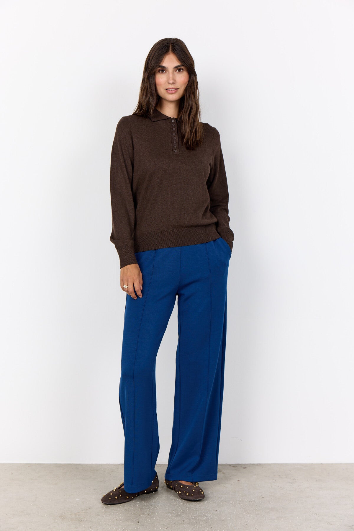 SC-DOLLIE 799 Pullover Dark brown