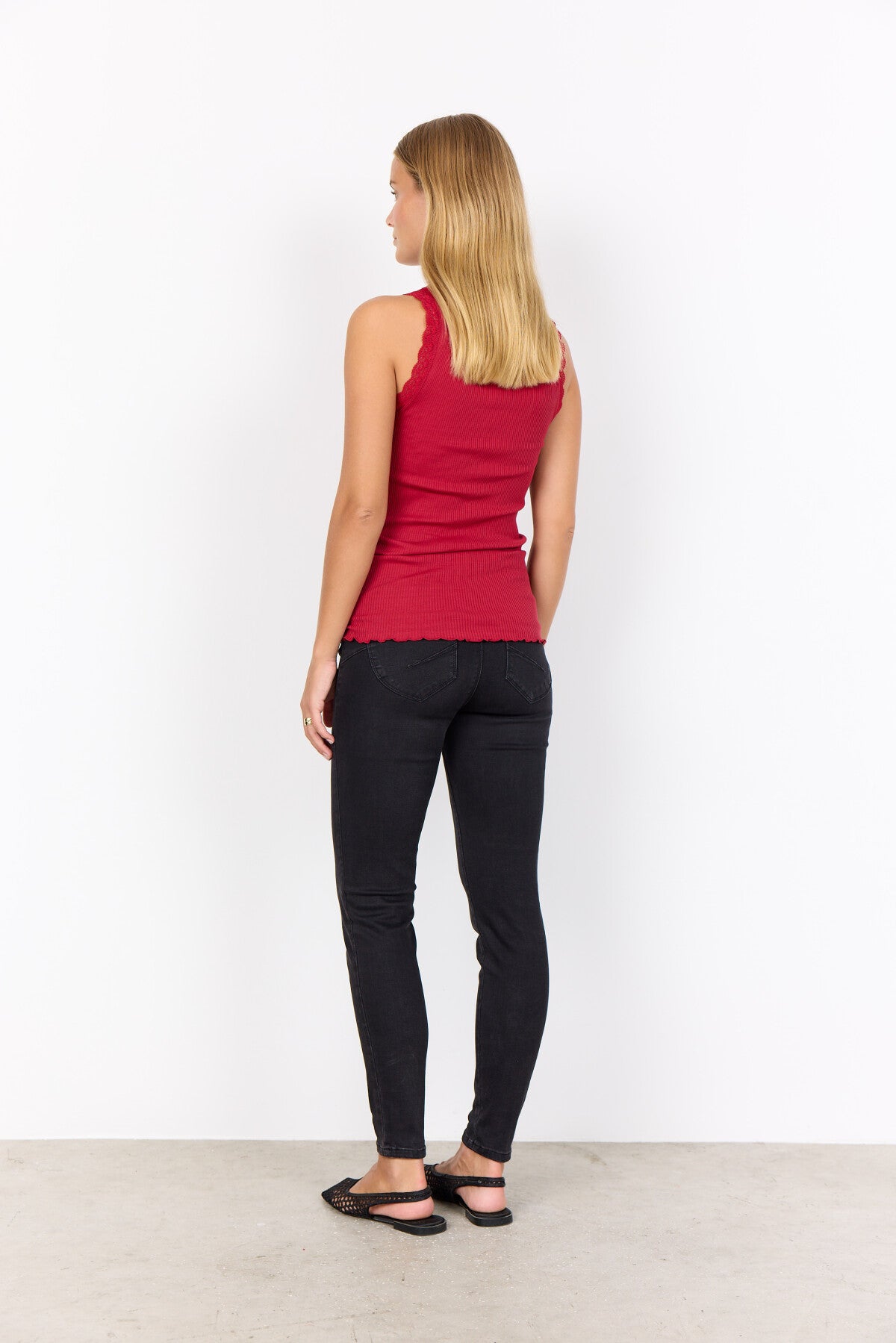 SC-SARONA 1 Top Dark red