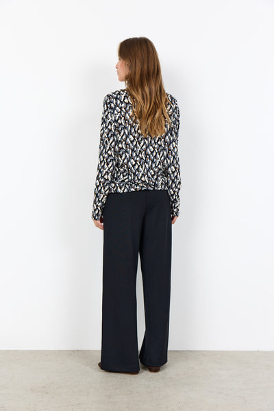 SC-FELICITY AOP 527 Blouse Black